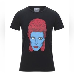 David Bowie graphic John Richmond T Shirt Top NWT Large